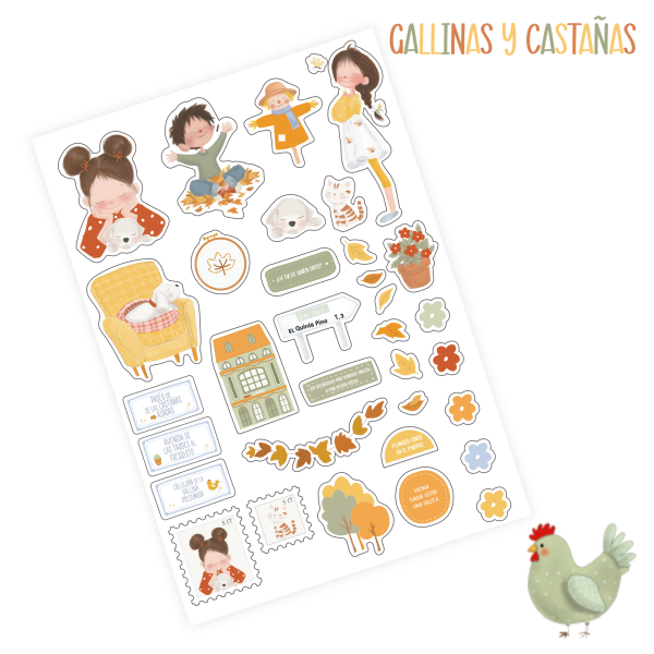 Die Cuts Gallinas y Castañas – Edición Limitada - Imagen 3