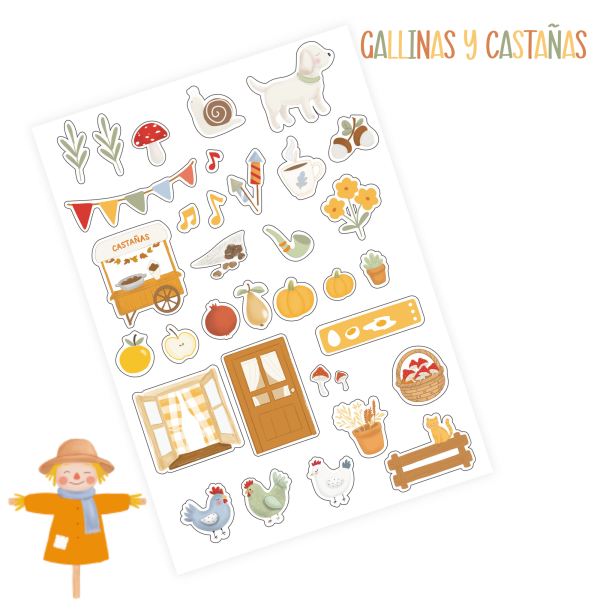 Die Cuts Gallinas y Castañas – Edición Limitada - Imagen 2