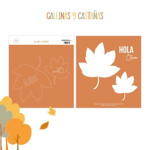Troquel Hojas de Otoño – Colección Gallinas y Castañas – Edición Limitada