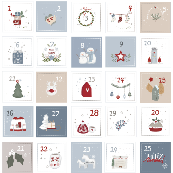 coleccion laponia calendario de adviento mariquilla